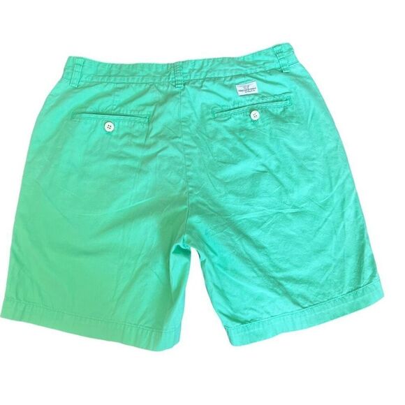 Vineyard Vines Men’s 32 Breaker Aqua‎ Flat Front Preppy Chino Shorts 100% Cotton - Picture 2 of 8